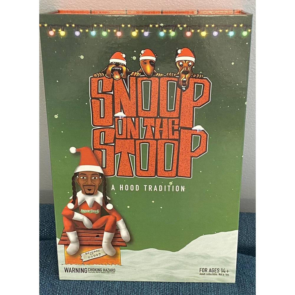Snoop on the Stoop 12” A Hood Tradition Snoop Dogg Christmas Red Plush Figurine